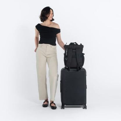 Sherpani Soleil, Anti Theft Convertible Backpack Tote (Grey Houndstooth) - color: Grey Houndstooth