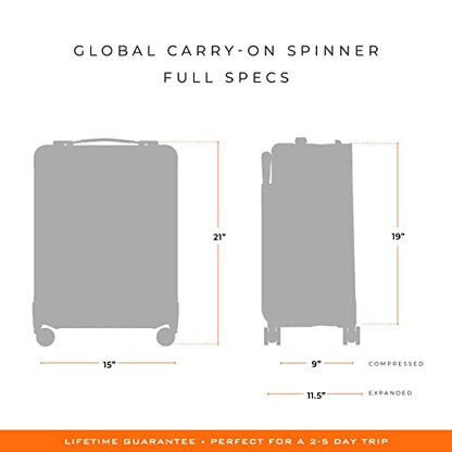 Briggs & Riley Baseline Global 21 Inch Softside Carry-On Spinner, Black - color: Black, size: 21" Carry-On