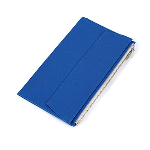 Moterm Canvas Zipper Pocket Insert Pouch for Travelers Notebook Refill - color: Canvas-Deepblue, size: Standard Size