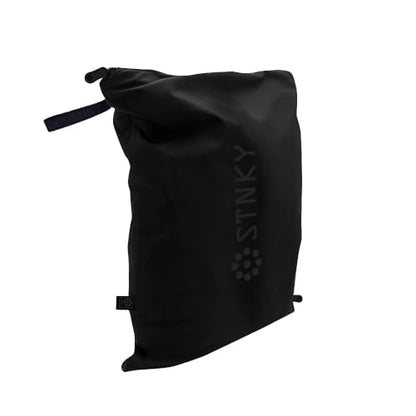 STNKY Bag Pro - 여행, 요가, 헬스케어, 체육관 키트, 세탁용 지퍼, 손잡이 및 내부 메시 백이 있는 세탁 가방(표준, 블랙) - color: 블랙., size: Standard