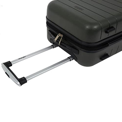 Wrangler Smart Spinner Hardside Luggage, 2 Piece Set, Deep Depths - color: Deep Depths, size: 2 Piece Set