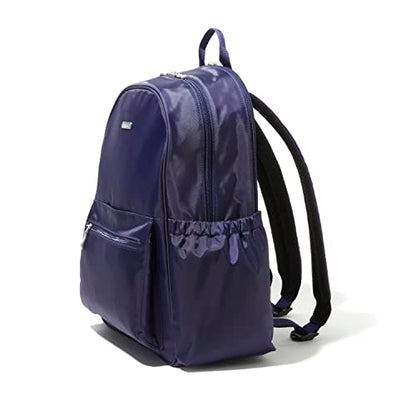 Baggallini Essential Laptop Backpack - 16x12 Inch Travel Backpack with 16" Laptop Sleeve - Lightweight Luggage Backpack - color: Cadet Navy