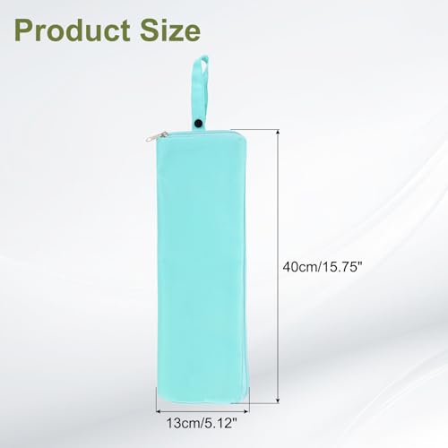 uxcell Wet Umbrellas Bag 16x5" Waterproof Oxford Cloth Reversible - color: Sky Blue, size: 16x5"