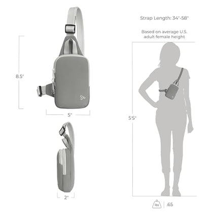 Travelon Anti-Theft The Voyages Compact Sling - color: Granite