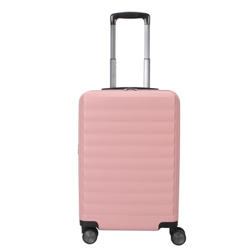 TRIPS EON 2-Piece Hardside 8-Wheel Spinner Luggage Set: 20" Carry-On & 28" Checked Suitcase Size Luggage, Ash Rose - color: Ash Rose, size: 2PC SET(CARRY ON+ LG CHECK)