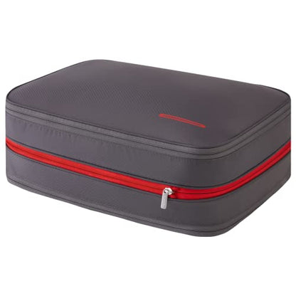 Bee Nesting 26L Compression Packing Cube Extra Large Travel Organizer - color: Gray Red, size: 26L