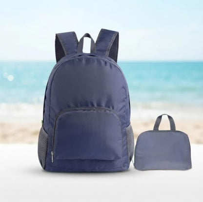 Foldable Backpack Travel Collapsible Backpacks Lightweight Packable Backpacks Men Women Foldable Day Pack for Travel, Hiking, Walking, Cycling, Camping (Grey) - color: Grey