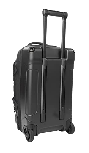 Eddie Bauer Expedition Rolling Duffel Bag with Wheels - Black, 22" - color: Black, size: 22" (Carry-On)