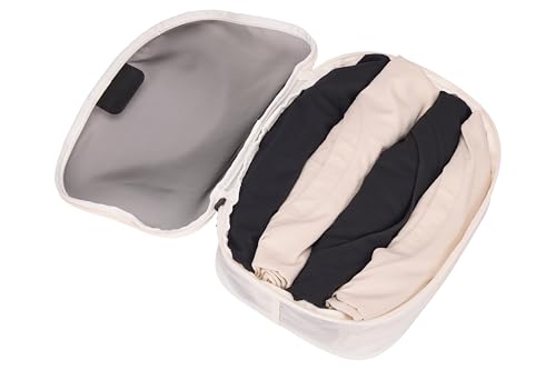 Thule Packing Cube, Size Small, Transparent Fabric, Organize Essentials, Easy to Pack, YKK Zippers - color: WHITE, size: Small, style: Single