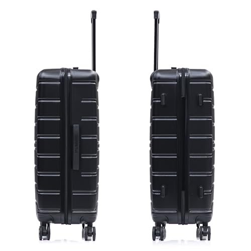 InUSA TREND Luggage with Spinner Wheels | Durable Lightweight Hardside Suitcase, Travel Sets with Handle and Trolley | (20in, 24in, 28in, 32in) 4 Piece Set | Black - color: Black, size: 4-Piece Set (Carry-on, Medium, Large, Extra-Large)