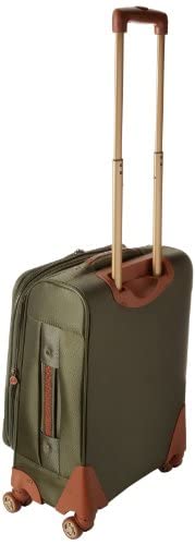 Pathfinder Carry-On Luggage with Spinner Wheels Softside Expandable 20-In Suitcase - color: Olive, size: 20-Inch Carry-On Suitcase