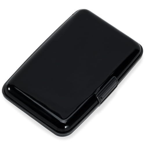 Mayski Credit Card Holder for Women RFID Blocking Wallet, Black - color: Black