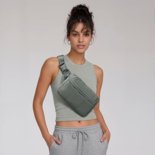 TOPEAST Waist Pack 3.5L Fanny Packs with Water Bottle Holder - color: Gray