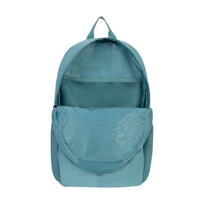 PUMA Women's Poppy Backpack in Memory Cloth with Laptop Sleeve, Luggage Strap & Water Bottle Pockets - color: Baltic Sea/Blue Jewel
