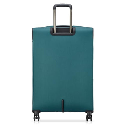DELSEY PARIS Sky Max 3.0, 28 Inch Checked-Large Luggage, Teal Blue - color: Teal Blue, size: Checked-Large, 28 Inch