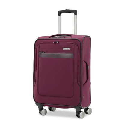 Samsonite Ascella 3.0 Softside Expandable Luggage with Spinner Wheels, CO EXP Spinner, Light Plum - color: Light Plum, size: Carry-on Spinner