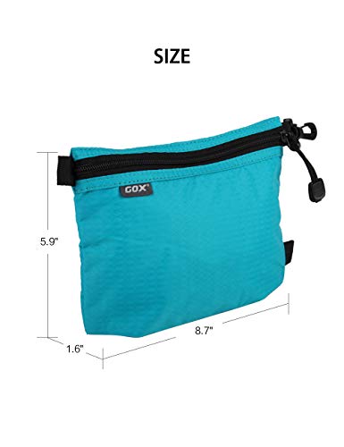 GOX Travel Small Toiletry Bag - color: Turquoise
