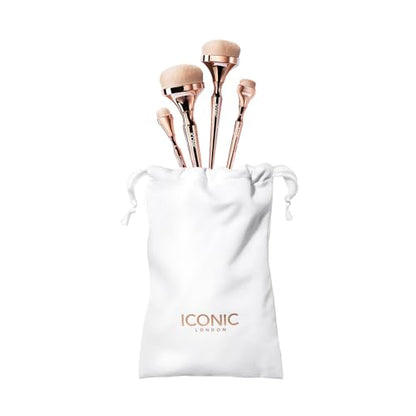 ICONIC LONDON HD Blend Brush Set | Luxury Makeup Brushes, Buff & Blend - size: 4 brushes