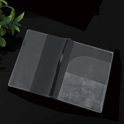 5Pcs Waterproof Clear PVC Passport Cover Holder Case Card Protector - color: Clear x 5