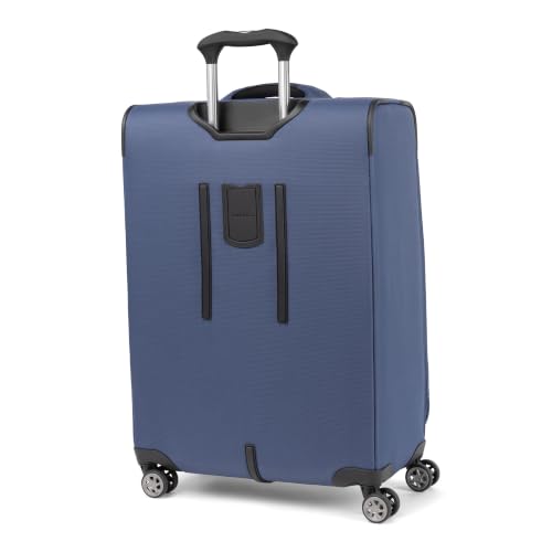 Travelpro 25" Softsided Checked Luggage, Expandable, TSA Lock, Ocean Blue - color: Ocean Blue, size: 25-Inch Checked-Medium