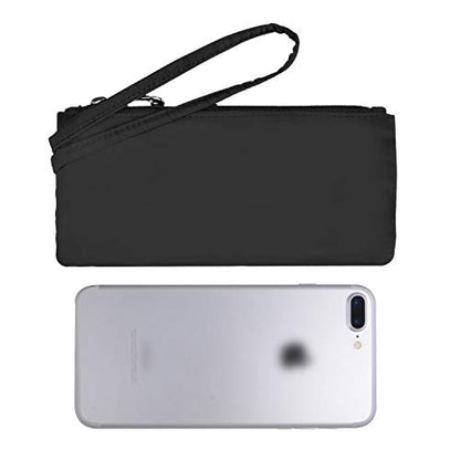 Crossbody Bag for Women Waterproof Shoulder Bag Multi Pockets Nylon Purse - color: Black-rfid-s