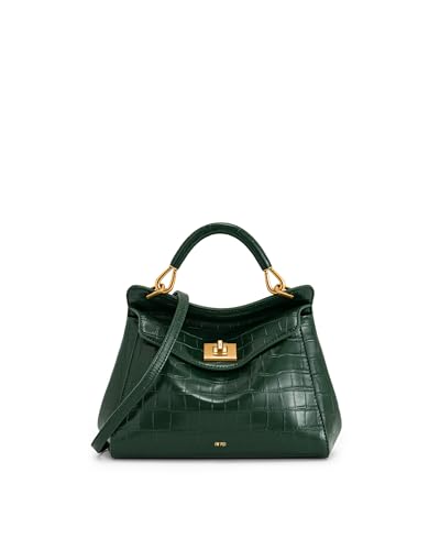 JW PEI Women's Lucia Classic Top Handbag - color: Green Croc