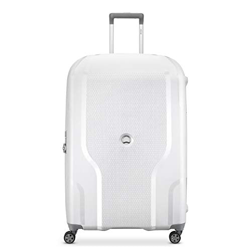 DELSEY PARIS Clavel Hardside Expandable Luggage with Spinner Wheels, White, 2-Piece Set (19/30) - color: White, size: 2-Piece Set (19/30 Inch)
