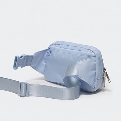 Pander Belt Bag Large 2L, Nylon Fanny Pack Purse for Women and Men with Adjustable Strap - color: Windmill Blue