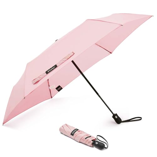 G4Free 40 Inch Travel Compact Umbrella Mini Sun UV Protection Umbrella - color: Pink