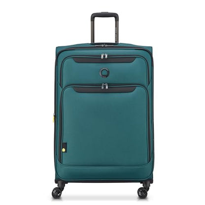 DELSEY PARIS Sky Max 3.0, 28 Inch Checked-Large Luggage, Teal Blue - color: Teal Blue, size: Checked-Large, 28 Inch