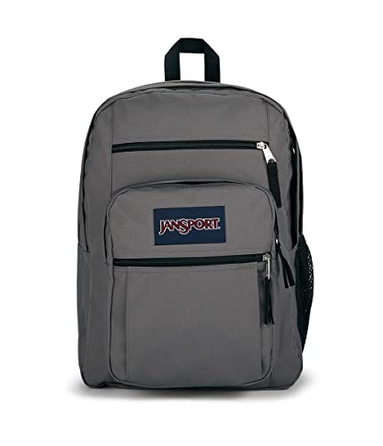 JanSport Laptop Backpack - Computer Bag with 2 Compartments, Ergonomic Shoulder Straps, 15” Laptop Sleeve, Haul Handle - Graphite Grey - color: Graphite Grey