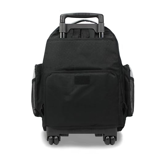 World Traveler Transworld 22-Inch Carry-On Rolling Backpack - Grey - color: Grey
