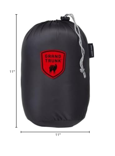 GRAND TRUNK Hooded Travel Pillow - Memory Foam Neck Support with Light-Blocking Hood & Carry Bag - color: Peacock Green