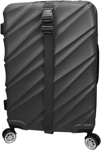 MAGARROW 60" Long Utility Luggage Straps with Buckle Adjustable (Black (4-Pack), 1.5" Wide - 60" Long) - color: Black (4-Pack), size: 1.5" Wide - 60" Long