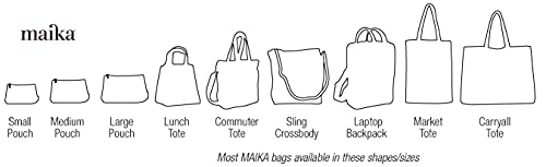 MAIKA Recycled Canvas Travel Pouch - color: Waxed Ash, size: Medium