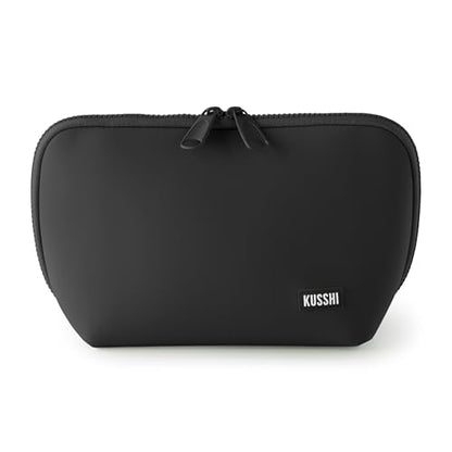 KUSSHI Neoprene Makeup Bag (Black/Pink) - color: Black/Pink