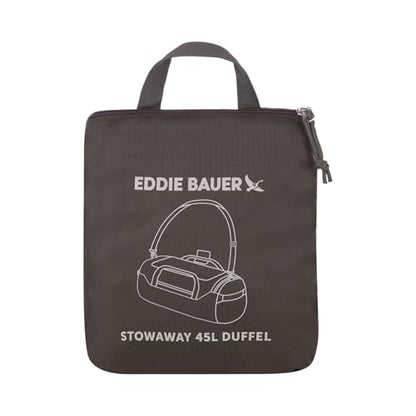 Eddie Bauer Stowaway Packable Duffel Bag, 45L, Dark Forest - color: Dark Forest