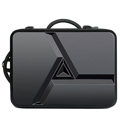Hard Shell Laptop Backpack for Men, 35L Expandable Business Travel Backpacks Anti Theft Gaming Computer Bag with USB Port Wet Pocket 17 Inch - color: Black