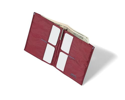 Allett Original Wallet, RFID Blocking Slim (Nylon, Mulberry) - color: 05-Mulberry