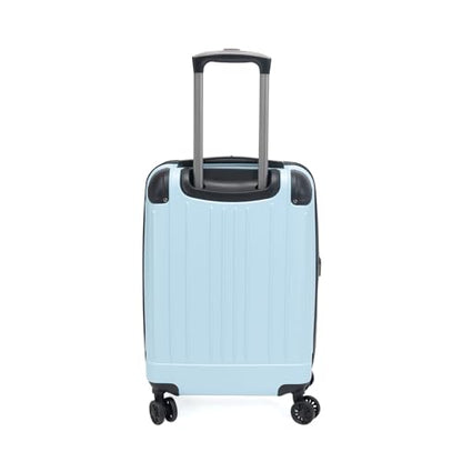 Kenneth Cole Reaction Flying Axis 20" Hardside Expandable 8-Wheel Spinner Carry-On Suitcase, Dream Blue - color: Dream Blue, size: 20-Inch Carry On