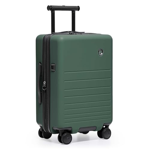 Traveler's Choice Markham Hardside Expandable Luggage with Double Spinner Wheels, Carry-On 22-Inch Suitcase, TSA Lock, Green - color: Green, size: 22-Inch Carry-on