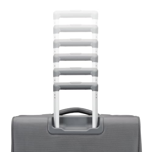 Samsonite Soft-Sided 2-PC: 20/29” (Carry-on & Large Checked) Lightweight Expandable PortLift Luggage Set: Durable, Four Spinner Wheels, Adjustable Handle, TSA Lock, 2 Front & Side Pocket- Steel Grey - color: Steel Grey, size: 2-Piece (20"/29")
