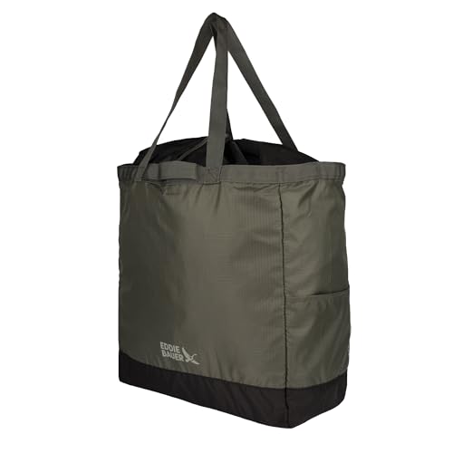 Eddie Bauer Stowaway Packable Tote Bag - color: Spruce