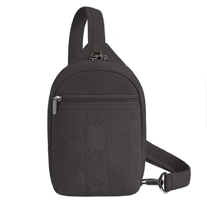 Travelon Anti-Theft Runways Small Sling - color: Smoke