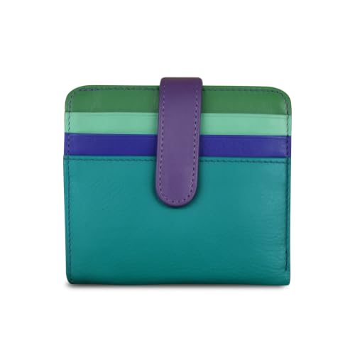 ili New York Bi-Fold Credit Card Wallet for Men & Women - Cool Tropics - color: Cool Tropics