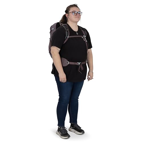 Osprey Sportlite 25L Lightweight Hiking Backpack, Purple OS - color: Graphite Purple, style: 25l - Extended Fit