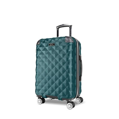 Kenneth Cole REACTION Diamond Tower Collection Lightweight Hardside Expandable 8-Wheel Spinner Travel Luggage, Deep Teal, 2-Piece Set (20" & 28") - color: Deep Teal, size: 2-Piece Set (20" & 28")