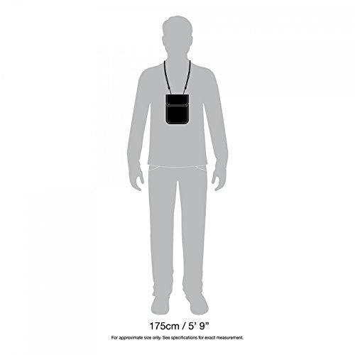 Pacsafe Coversafe X75 Anti-Theft RFID Blocking Neck Pouch, Black - color: Black