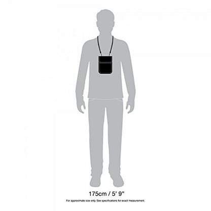 Pacsafe Coversafe X75 Anti-Theft RFID Blocking Neck Pouch, Black - color: Black