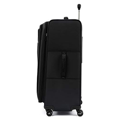 Travelpro Tourlite Softside 3-Piece Set, Expandable Luggage, 4 Spinner Wheels, Lightweight Suitcase, 21" Carry-On, 25" Checked Medium, 29 Check Large, Black - color: Black, size: 3-Piece Set (21/25/29)